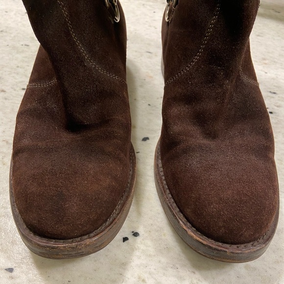 Gucci Labrador Cocoa Brown Suede Boots size 40.5 - Picture 11 of 13